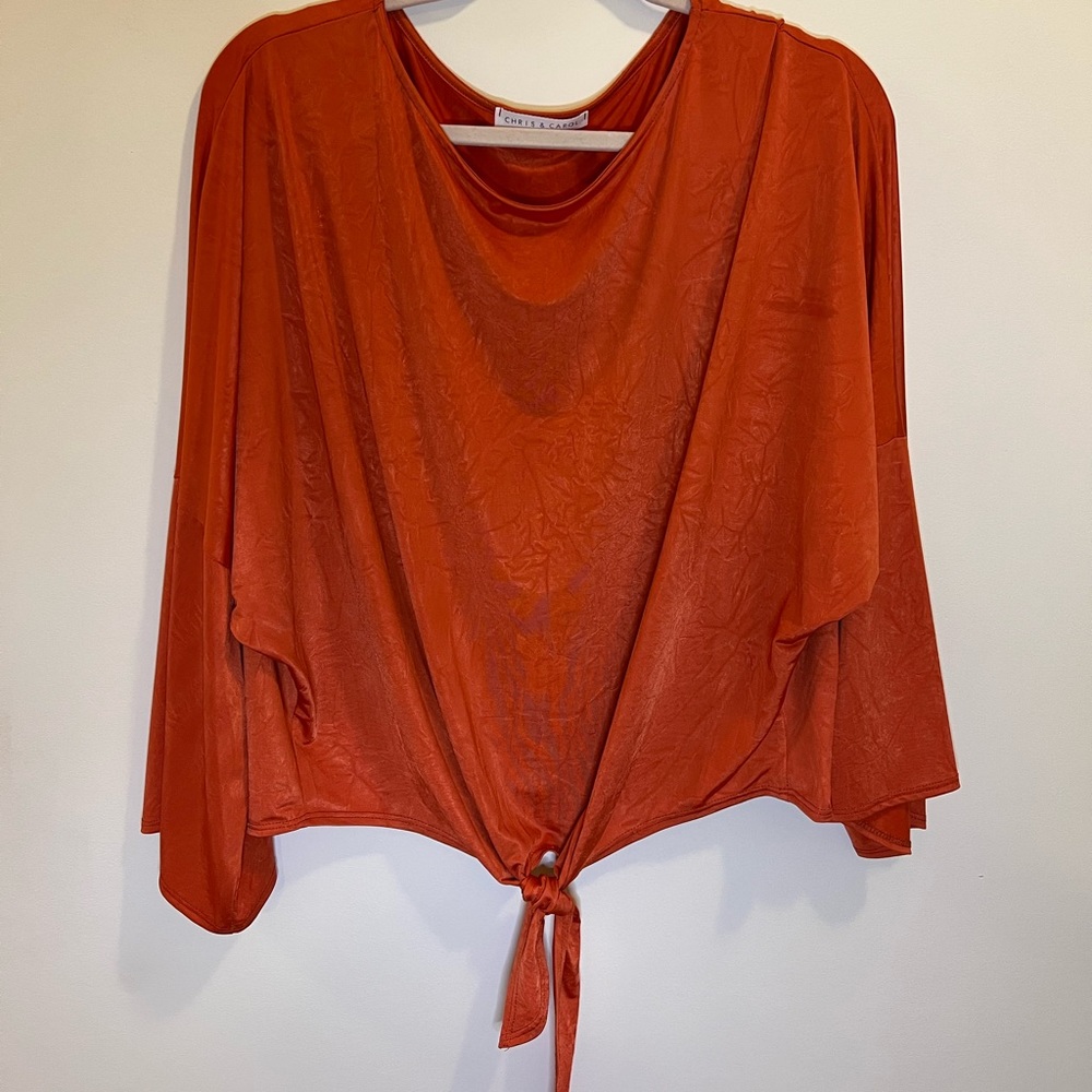 Orange blouse (L)